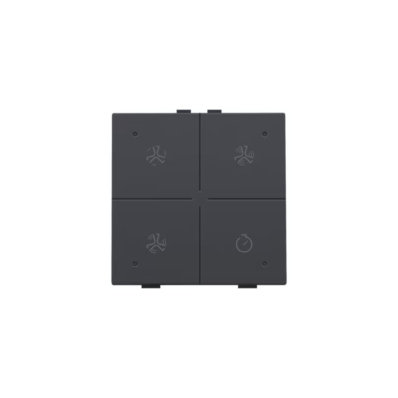 Niko Home Control commande ventilation avec led, anthracite