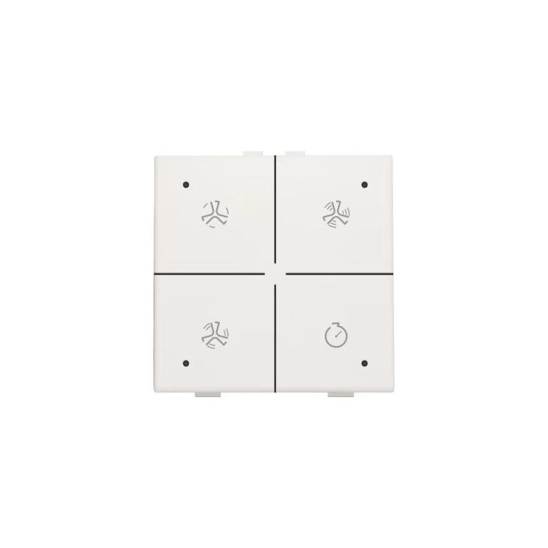 Niko Home Control commande ventilation avec led, Original blanc