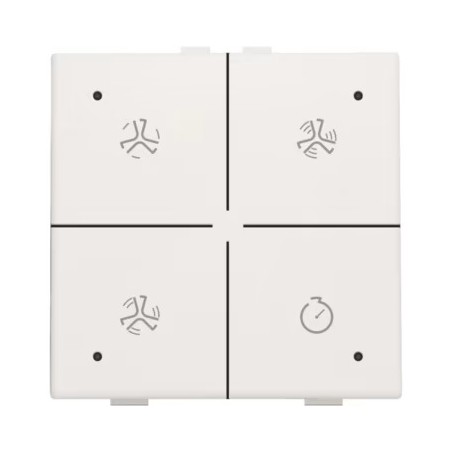 Niko Home Control commande ventilation avec led, Original blanc