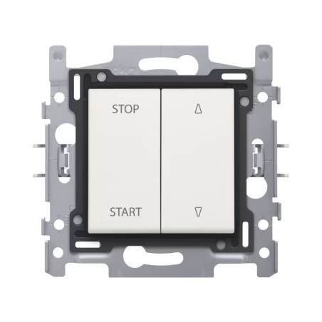 Niko Interrupteur pour volets 10A 250V AC, verrouillage électrique, blanc