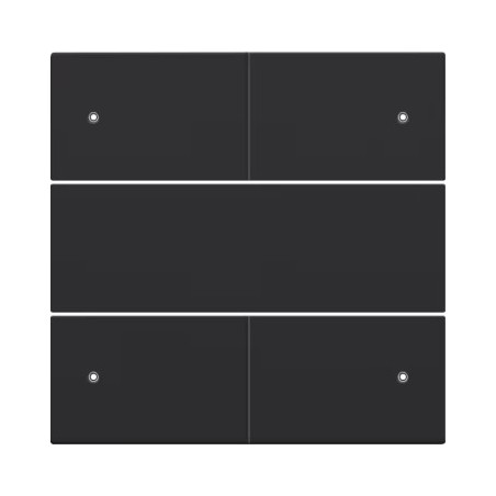 Niko Set de finition pour bouton-poussoir quadruple, libre de potentiel, 24 V, avec L