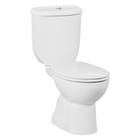 Creavit sedef wc sur pied pot inferieur blanc, sans douchette, s-trap
