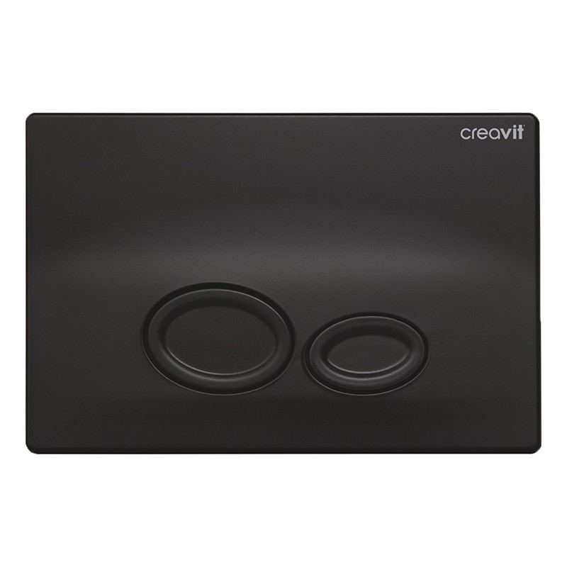 Creavit panneau de commande noir drop mat