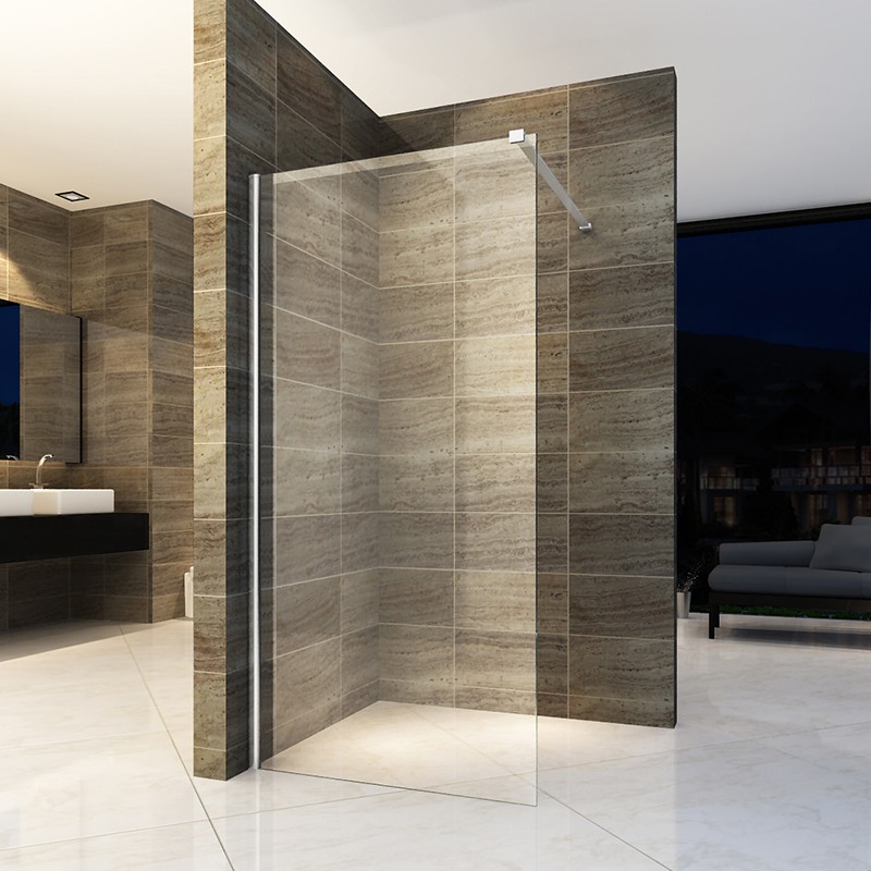 Aloni mur de douche walk-in 8mm 80x200cm