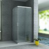 Aloni cabine de douche chrome 80x80x195cm