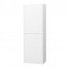 Creavit meuble colonne hayat 135x35x35cm blanc brillant