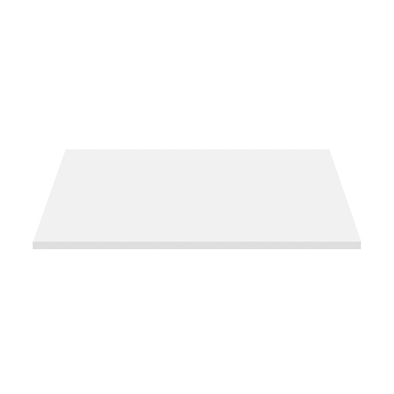 Aloni tablette pour lavabo bois mat blanc 96.4×45.5×2.6 cm