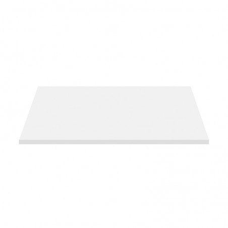 Aloni tablette pour lavabo bois mat blanc 96.4×45.5×2.6 cm