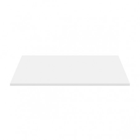 Aloni tablette pour lavabo bois mat blanc 152.4×45.5×2.6 cm