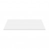 Aloni tablette pour lavabo bois mat blanc 152.4×45.5×2.6 cm