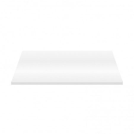 Aloni tablette pour lavabo bois blanc brillant 96.4×45.5×2.6 cm