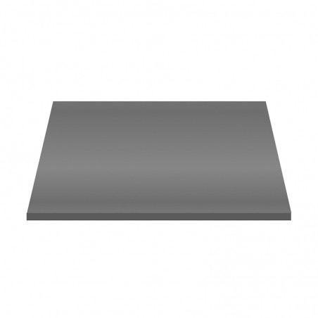 Aloni tablette pour lavabo bois gris brillant 56.4×45.5×2.6 cm