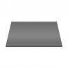Aloni tablette pour lavabo bois gris brillant 56.4×45.5×2.6 cm