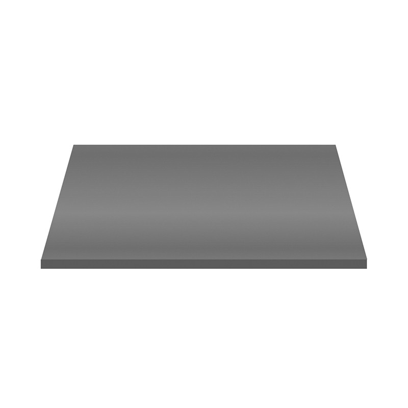 Aloni tablette pour lavabo bois gris brillant 76.4×45.5×2.6 cm