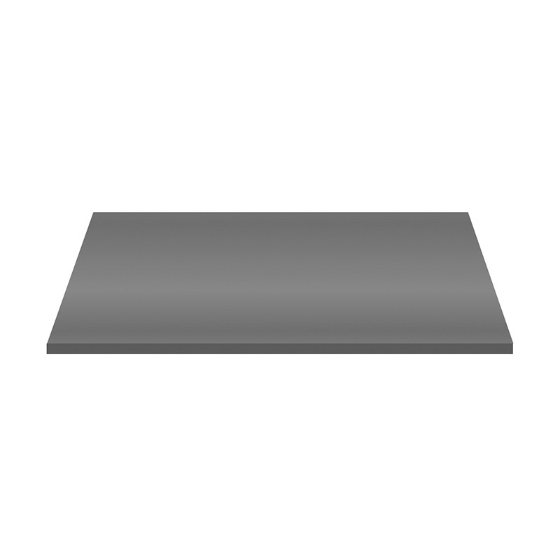 Aloni tablette pour lavabo bois gris brillant 96.4×45.5×2.6 cm
