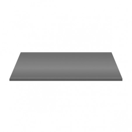 Aloni tablette pour lavabo bois gris brillant 152.4×45.5×2.6 cm