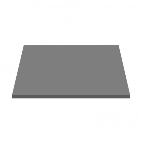 Aloni tablette pour lavabo bois gris mat 56.4×45.5×2.6 cm