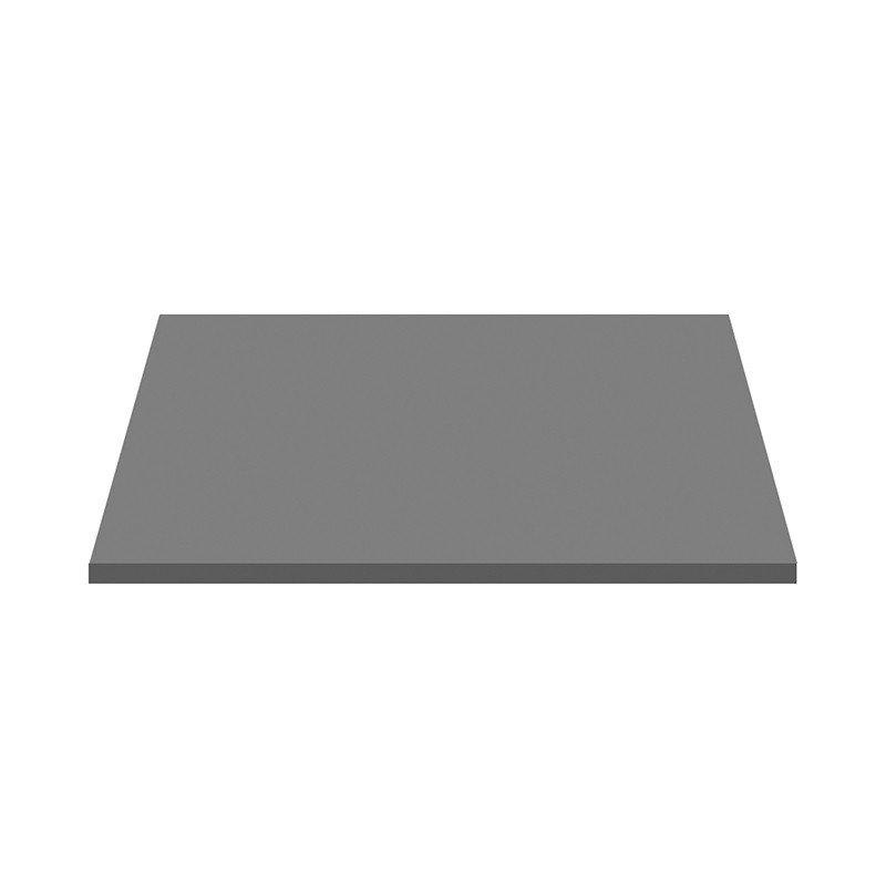 Aloni tablette pour lavabo bois gris mat 76.4×45.5×2.6 cm