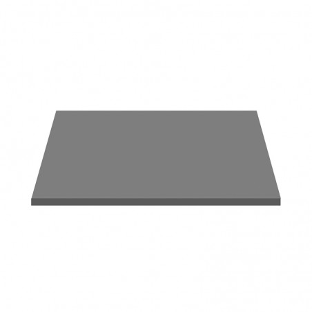 Aloni tablette pour lavabo bois gris mat 76.4×45.5×2.6 cm
