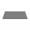 Aloni tablette pour lavabo bois gris mat 96.4×45.5×2.6 cm