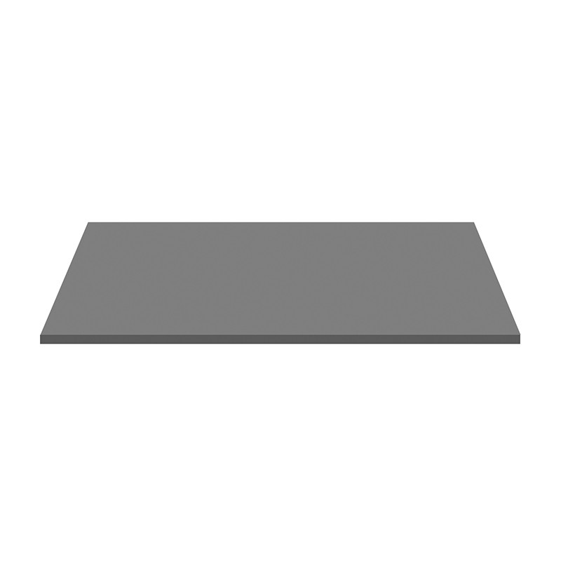 Aloni tablette pour lavabo bois gris mat 152.4×45.5×2.6 cm