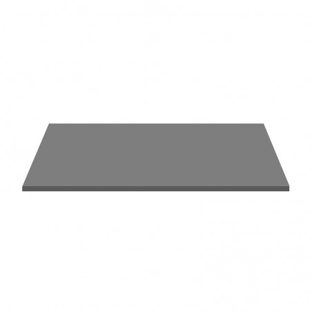 Aloni tablette pour lavabo bois gris mat 152.4×45.5×2.6 cm
