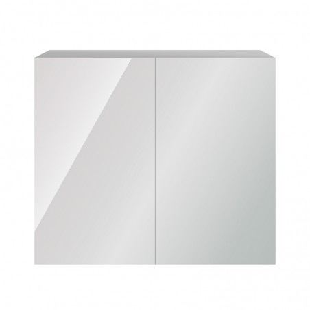 Aloni cabinet miroir couleur aluminium 60x70cm