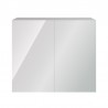 Aloni cabinet miroir couleur aluminium 60x70cm
