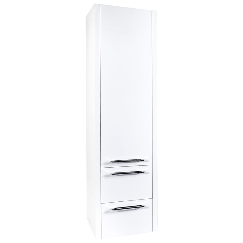 Creavit armoire méga colonne 165cm blanc brillant