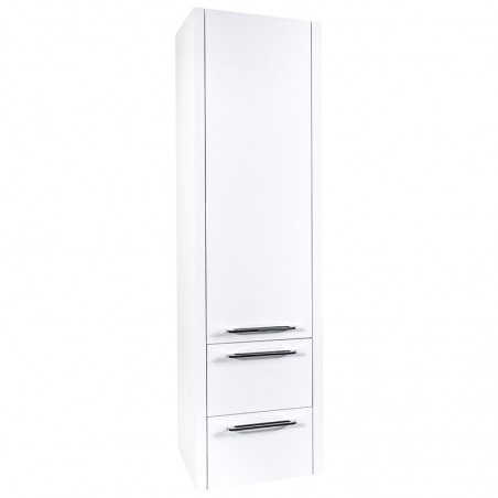 Creavit armoire méga colonne 165cm blanc brillant