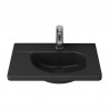 Bocchi taormina design lavabo avec trou robinet 445x310 anthracite mat