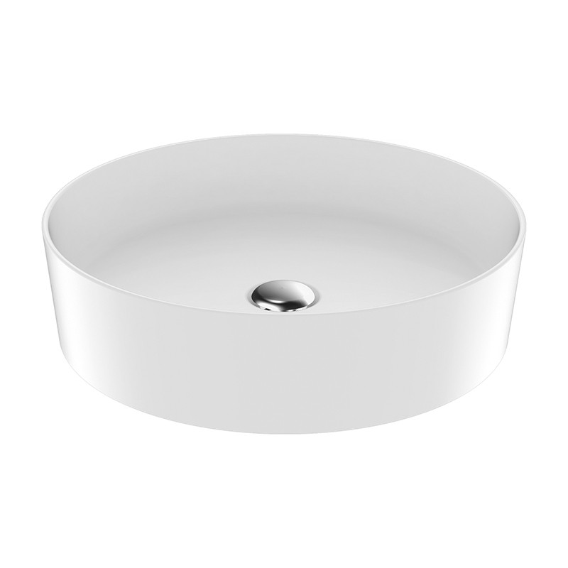 Creavit loop lavabo 45cm blanc