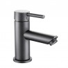 Aloni mitigeur lavabo avec 1 poignee gris metal