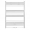 Creavit radiateur serviette connexion milieu blanc 1000x600-496 watt