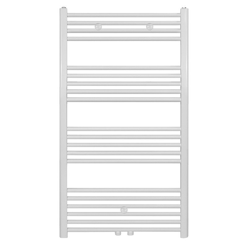 Creavit radiateur serviette connexion milieu blanc 1200x600-616 watt