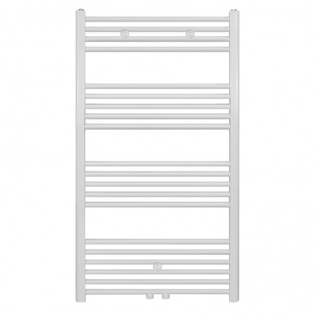 Creavit radiateur serviette connexion milieu blanc 1200x600-616 watt