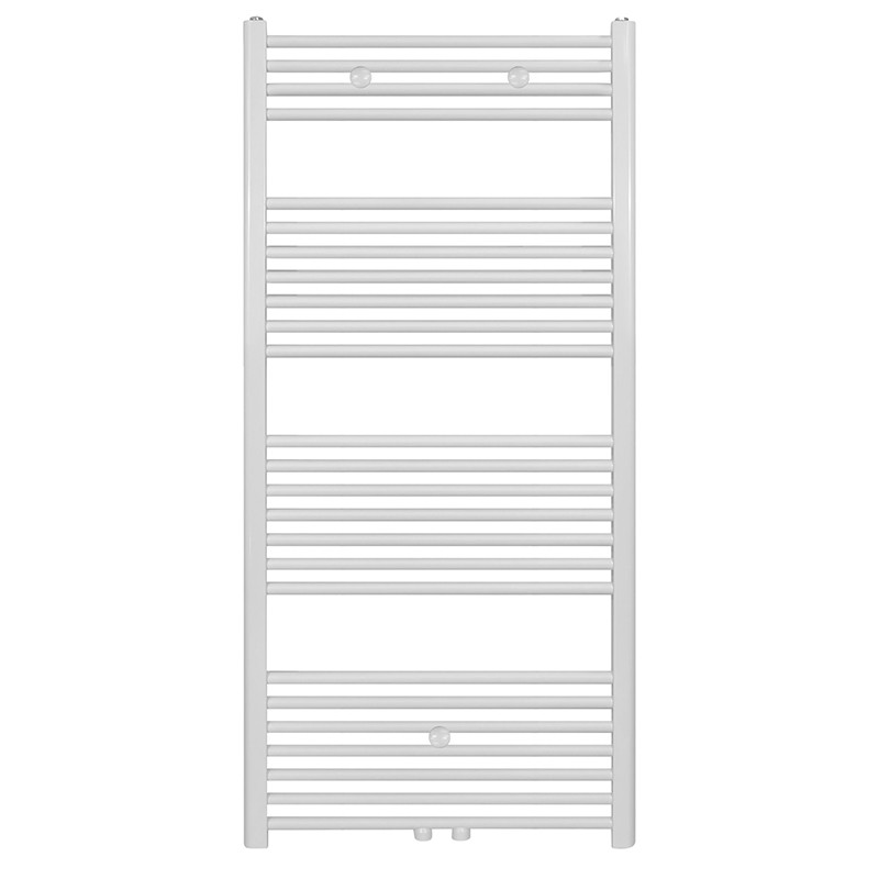 Creavit radiateur serviette connexion milieu blanc 1400x600-754 watt