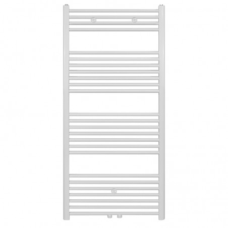 Creavit radiateur serviette connexion milieu blanc 1400x600-754 watt