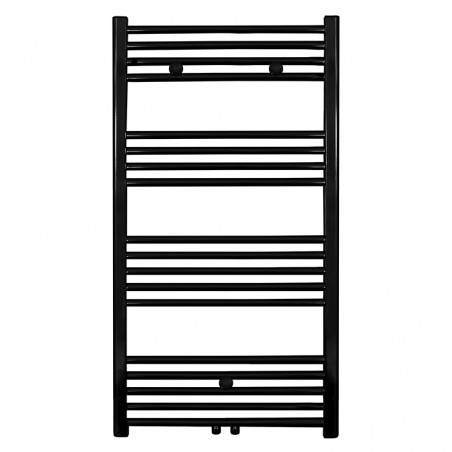 Creavit radiateur serviette connexion gauche-droite/centre noir 1100x600 540 watt