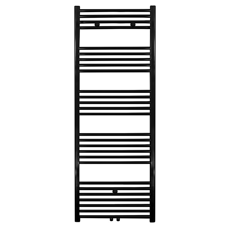 Creavit radiateur serviette connexion gauche-droite/centre noir 1600x600 828 watt