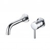 Aloni robinet pour lavabo encastrable chrome