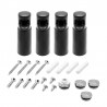 Creavit supports hdd noir / noir (prix par 4pcs)