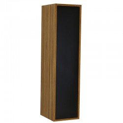 Creavit armoire colonne masse noir-marron 30x120x35cm