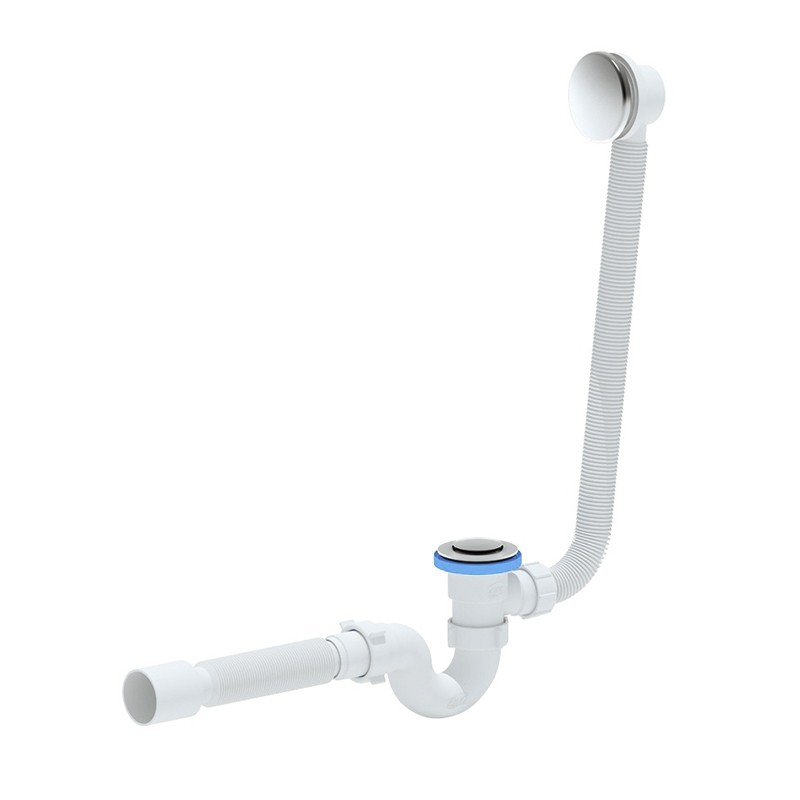 Aloni siphon de bain flexible avec crepine ø50cm