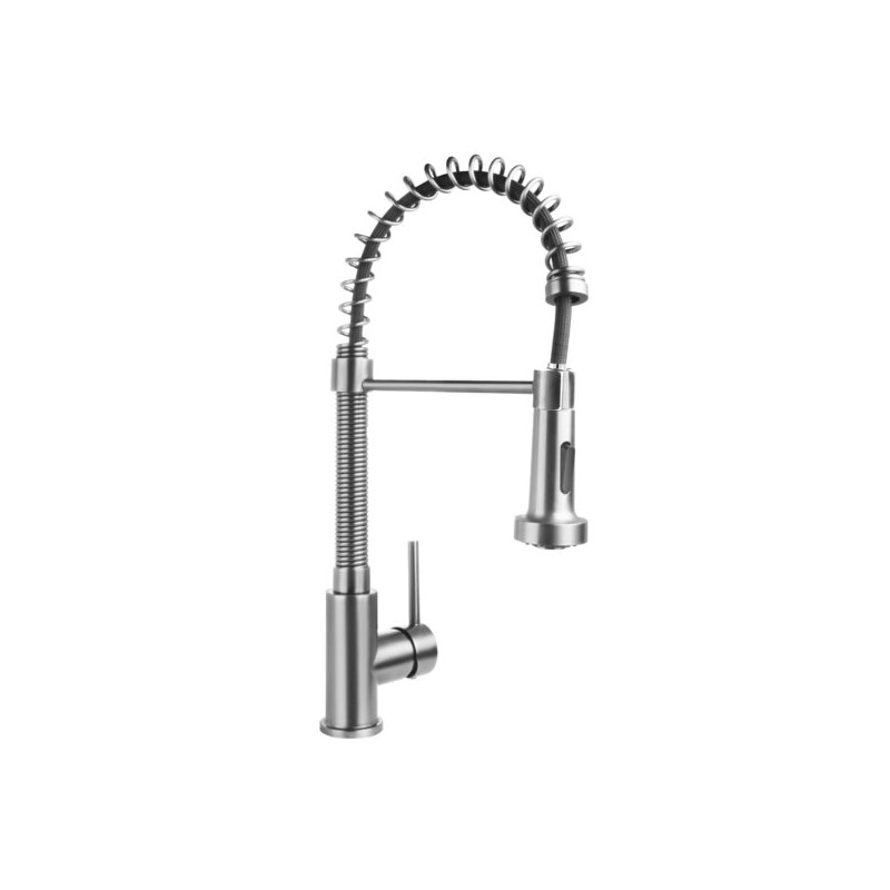 Aloni robinets de cuisine avec douchette extensible chrome