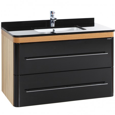 Creavit meuble piano 100 lavabo en granit 101x53cm