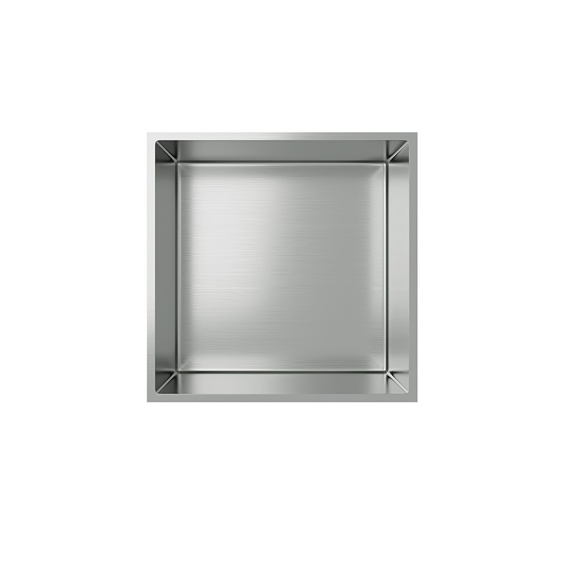 Aloni niche encastrable en acier inoxydable 305x305x100mm