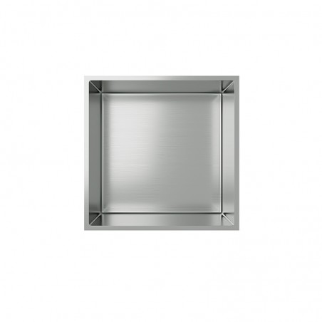 Aloni niche encastrable en acier inoxydable 305x305x100mm