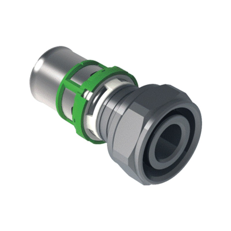 Belrad raccord droit à sertir écrou tournant 16 x m22