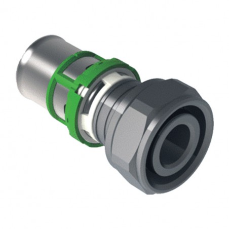 Belrad raccord droit à sertir écrou tournant 16 x m22